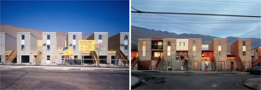 high-density housing projects, Quinta Monroy, Iquique, Chile