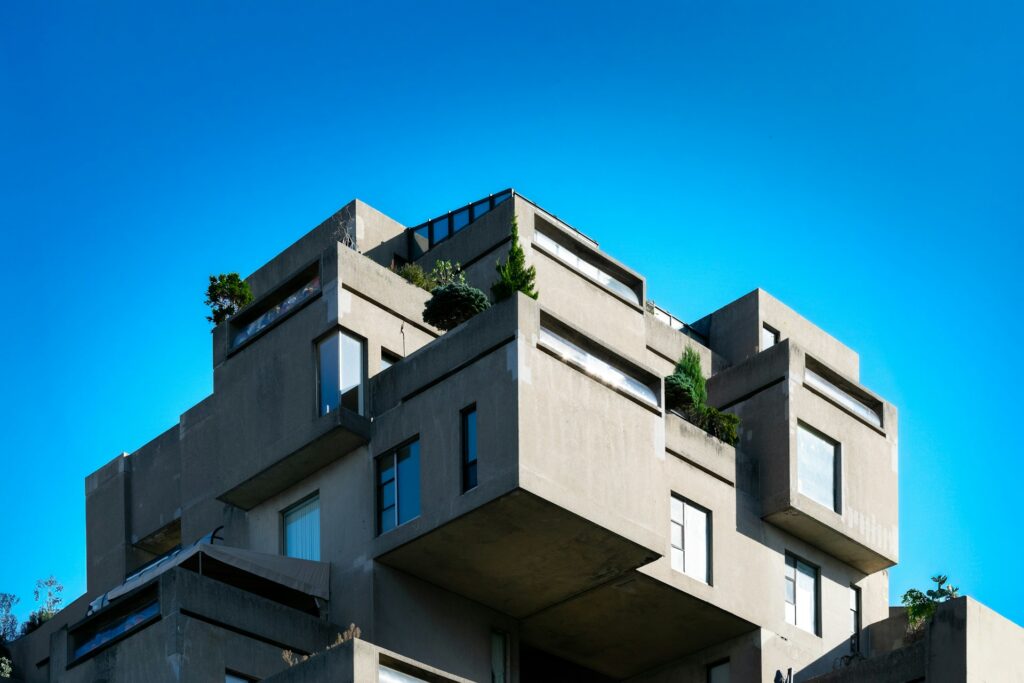 high-density housing projects, Habitat 67, Montreal