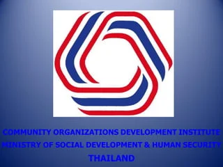  Community Organizations Development Institute in Thailand